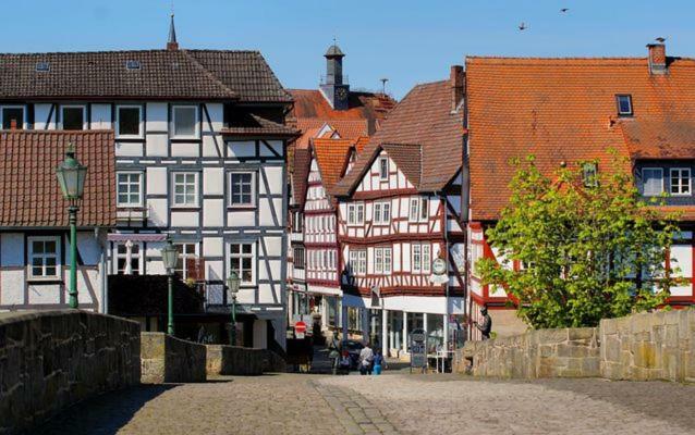 Apartamento Haus an der Brücke Melsungen Exterior foto